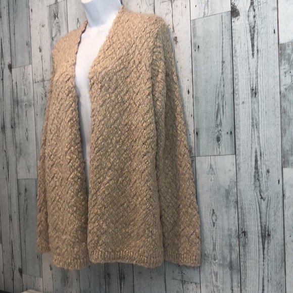 Coldwater Creek Wool Blend Open Front Cardigan 14 - Picture 2 of 10